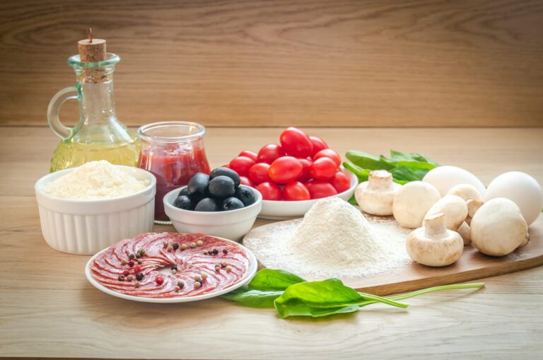 ingrédients pour recette pizza ig bas