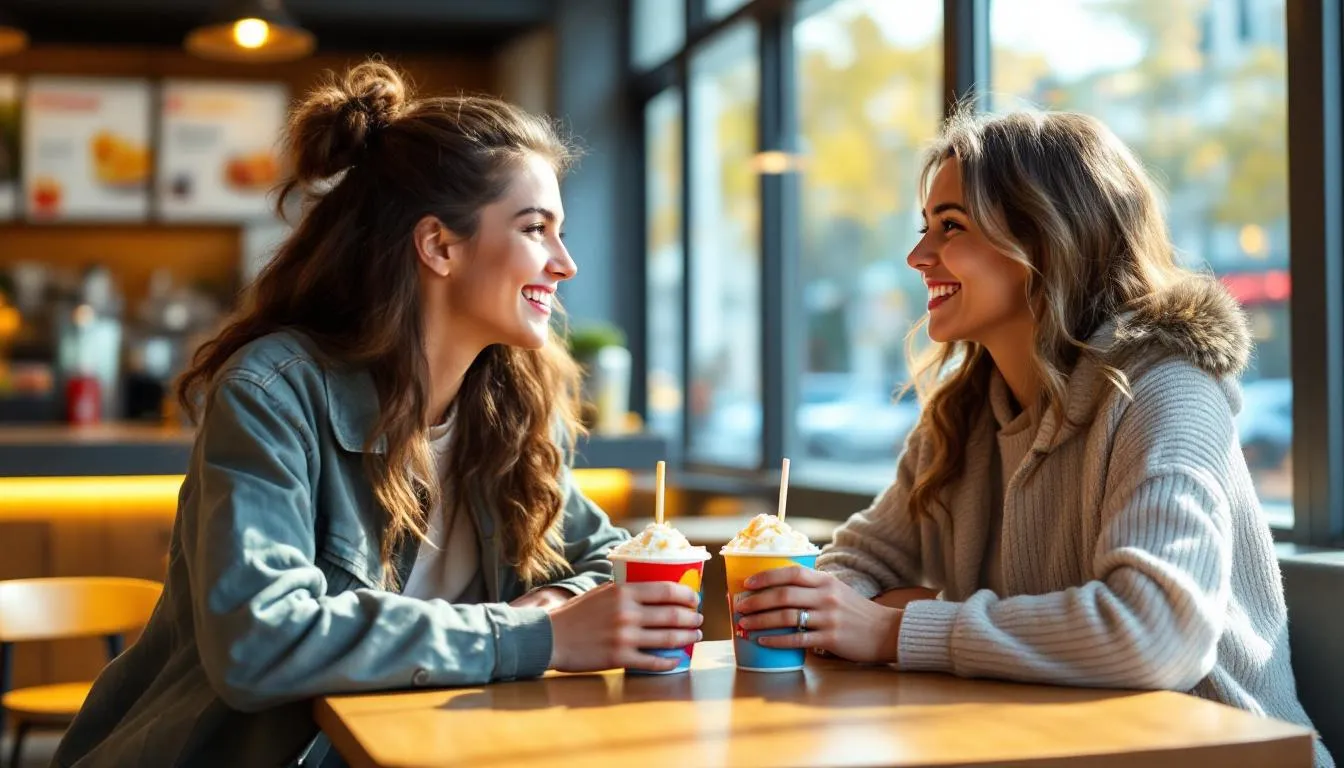 Affiche du prix du Mc Flurry au Mcdo, dessert glacé populaire
