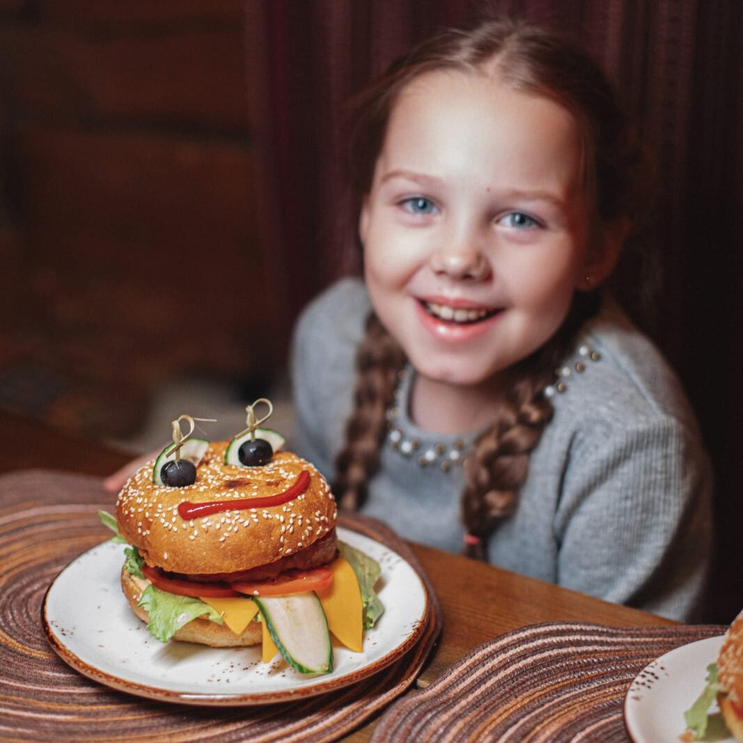 recettes de burger adaptées aux enfants