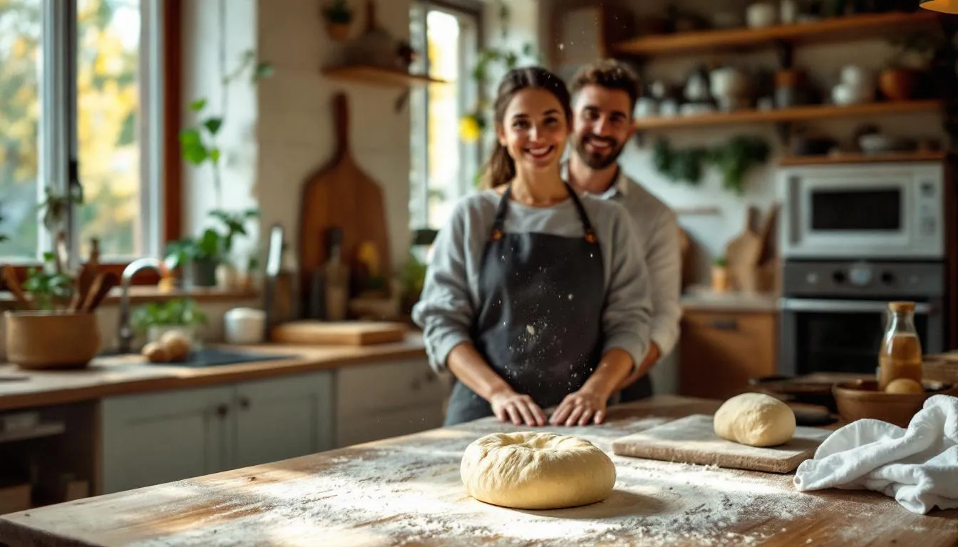 Recette de pâte à pizza épaisse pour une pâte moelleuse et généreuse