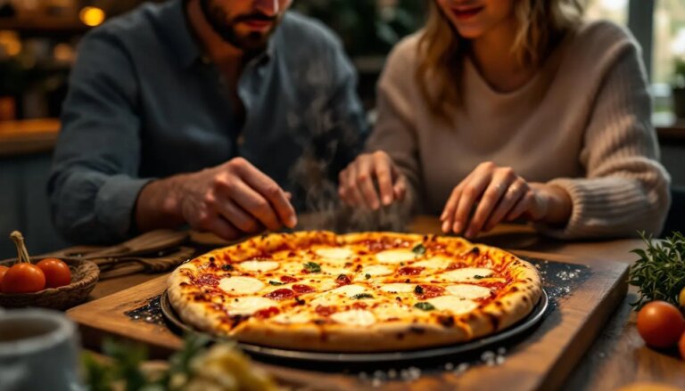 Photo d'une recette de pizza new yorkaise avec une pâte fine délicieuse