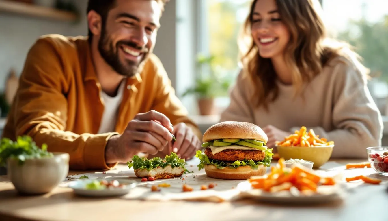 Recettes de burger maison healthy avec des alternatives nutritives et savoureuses