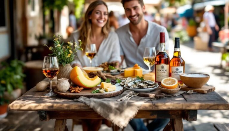 Spécialités culinaires de Saintes montrant des plats gastronomiques locaux
