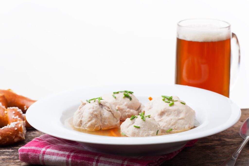 Knödel plat traditionnel allemand