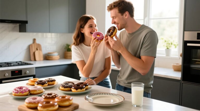 Valeur calorique et énergie dans un donuts Kripsy Kreme délicieux