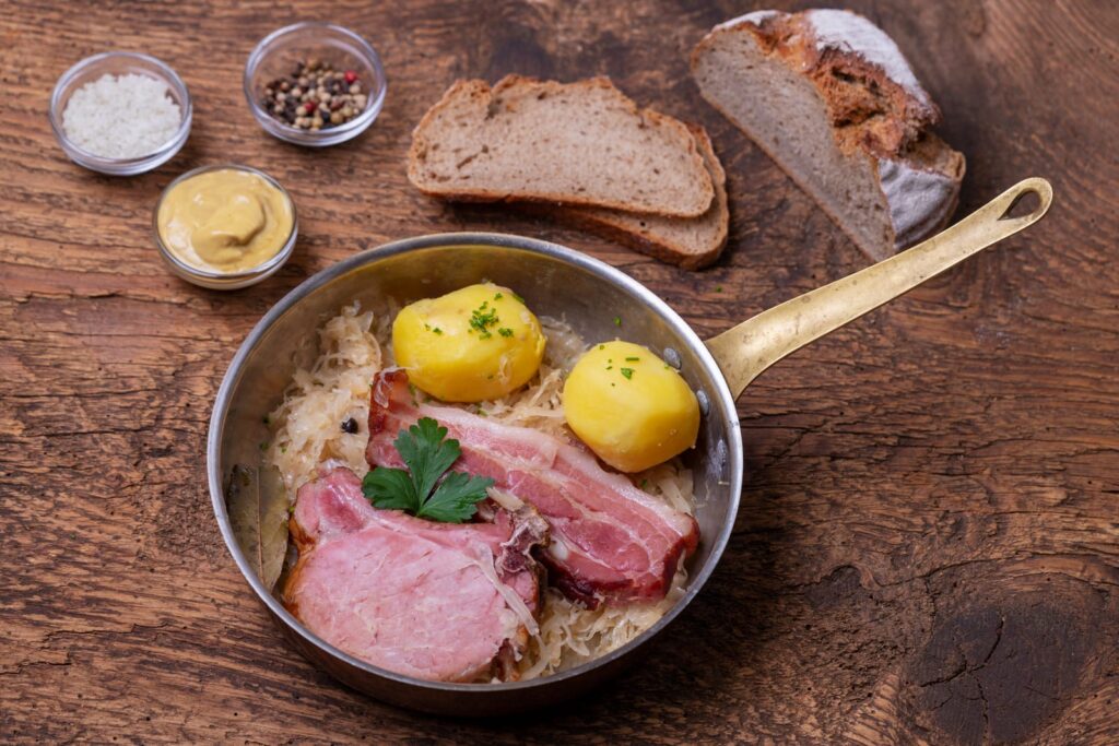 choucroute plat traditionnel allemand