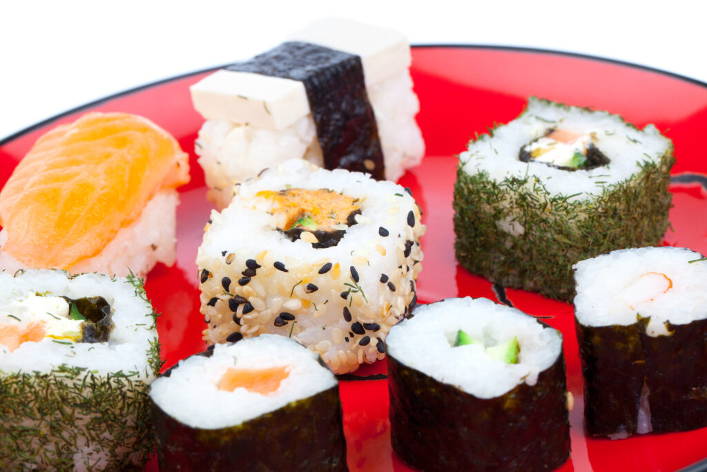 Sushi : plat traditionnel du Japon