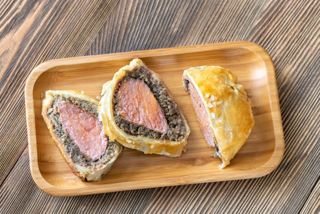 Beef Wellington plat traditionnel anglais