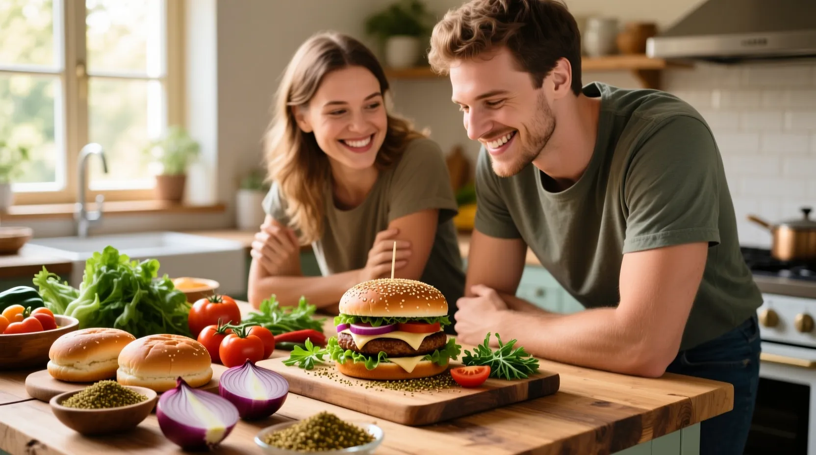 Recette de burger maison au zaatar avec un sandwich savoureux épicé