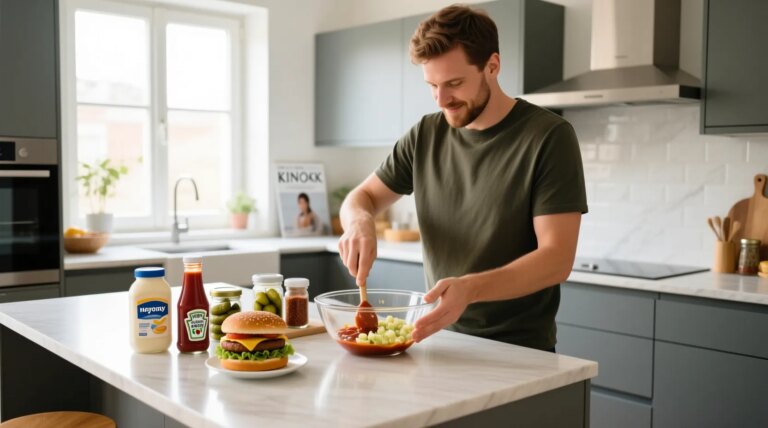 Recette de la sauce Biggy burger pour un délicieux condiment maison