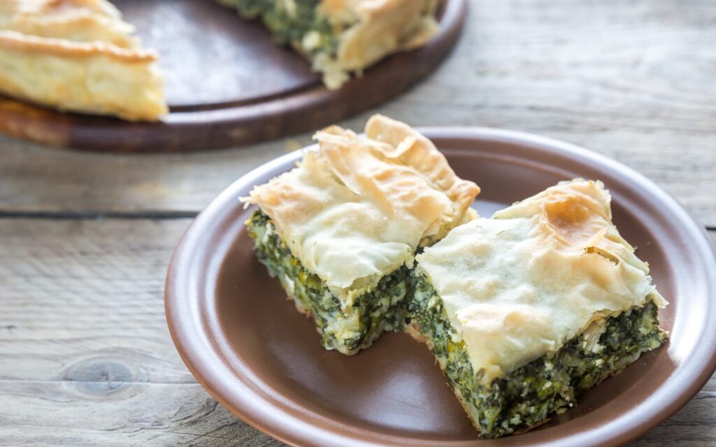 Spanakopita plat traditionnel grec