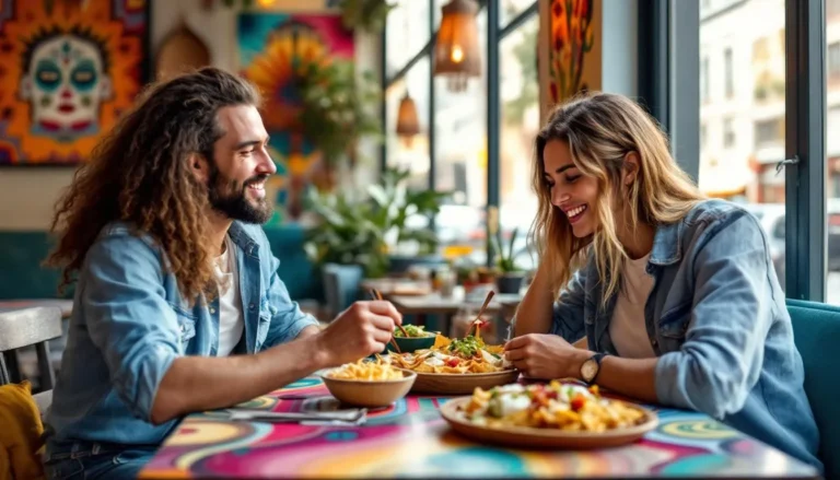 Avis sur nachos dans un restaurant mexicain traditionnel délicieux