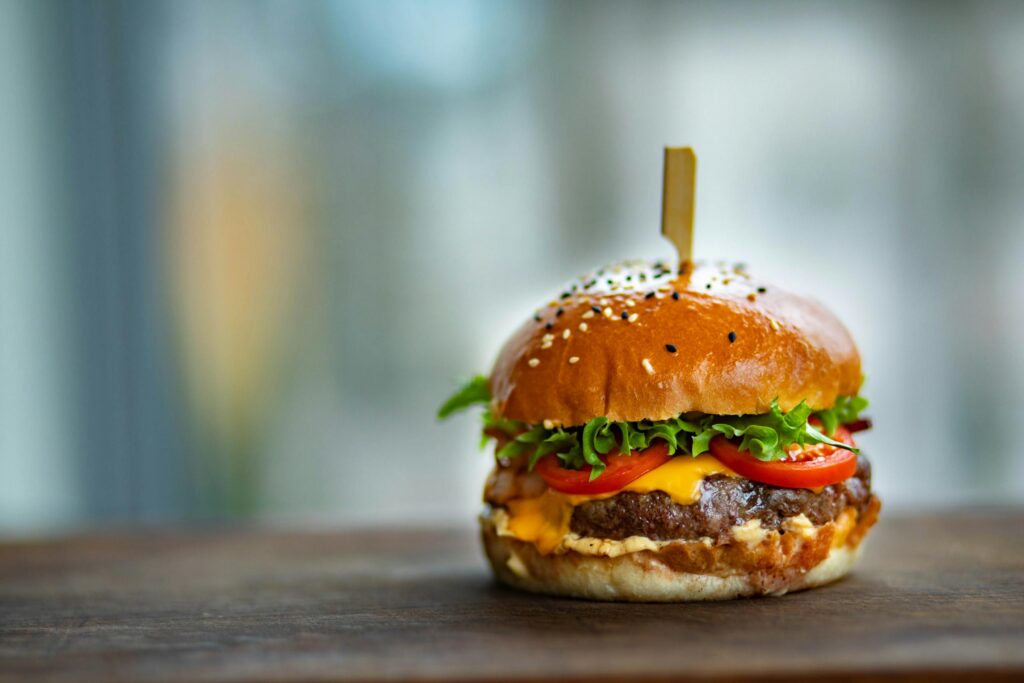 burger au zaatar