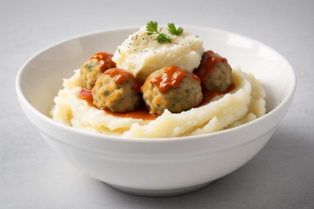 Dose de lait et d'eau pour purée Mousseline préparée