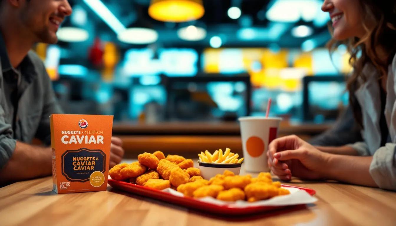 Nuggets au caviar Burger King, délicieuses bouchées gastronomiques