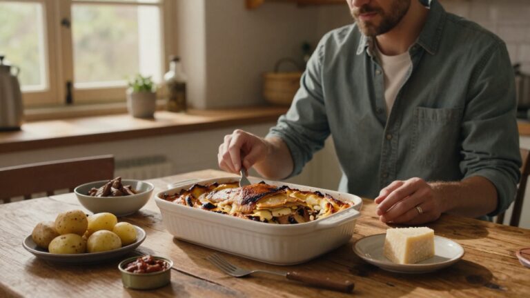 Parmentier de canard savoureux du chef Cyril Lignac, plat traditionnel